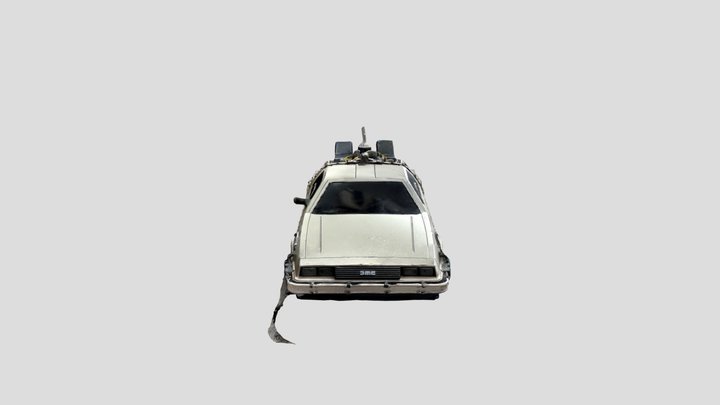 Delorean 3D Model