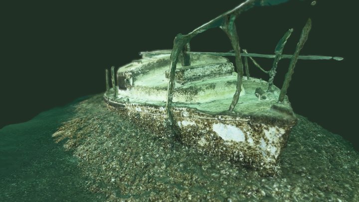 Epave 2 - Wreck 2 Creux de Genthod 3D Model