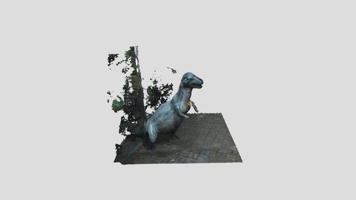 桃園市建國國小暴龍 3D Model