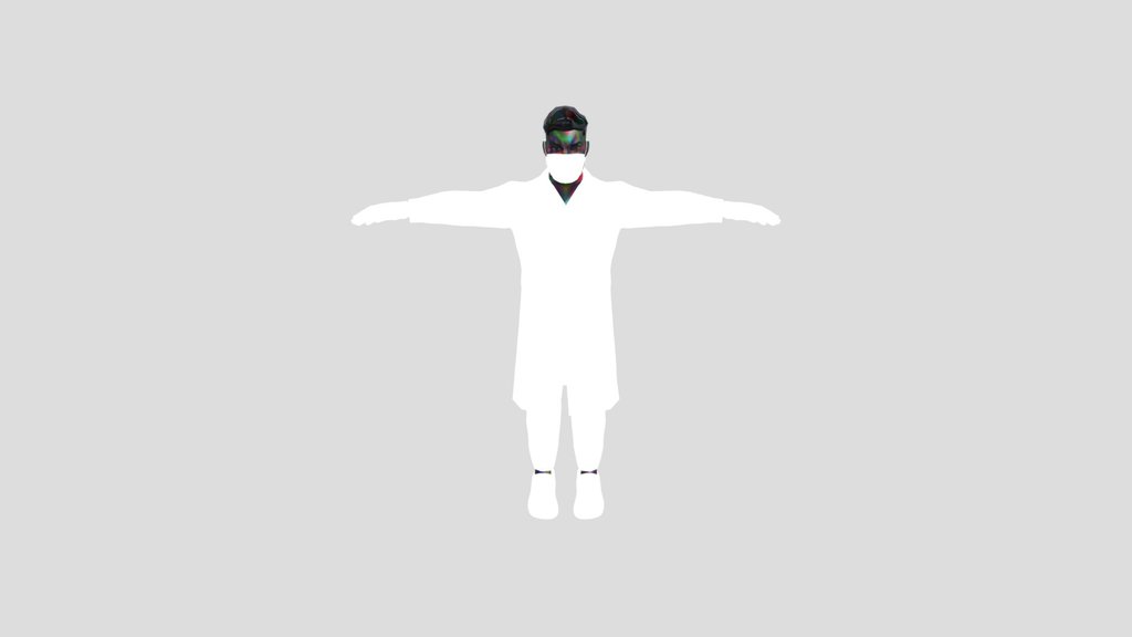 Male Dentist Doctor Character