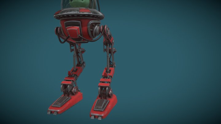 Robot Destroyer 3D Model