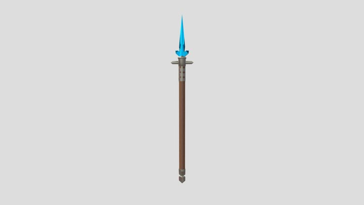 Fantasy Spear 3D Model
