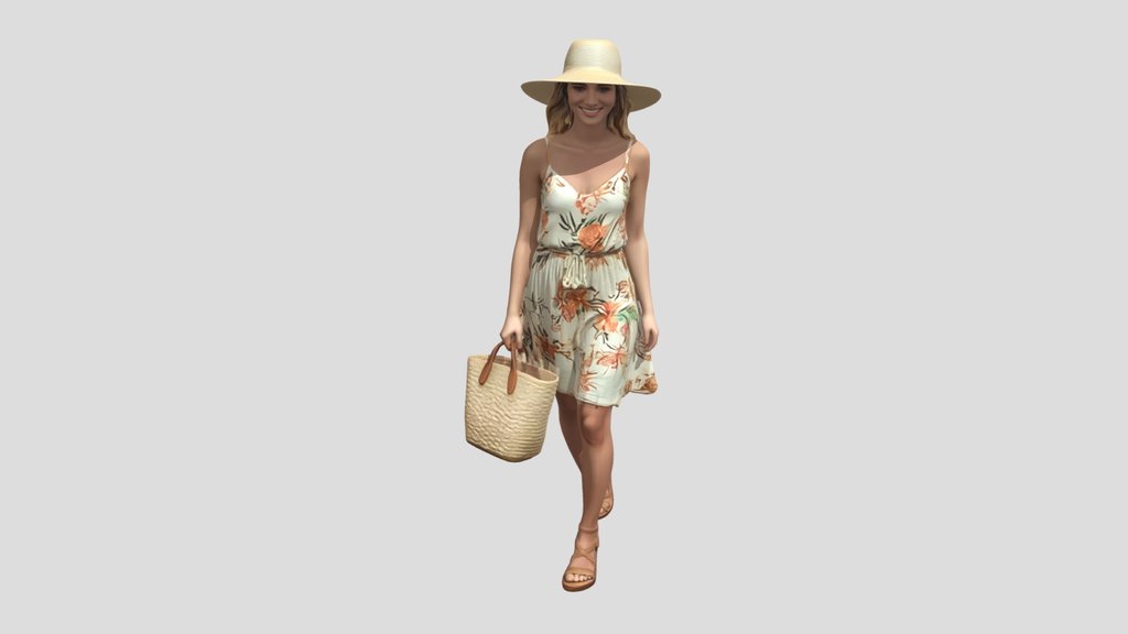 Sunlit Floral Dress
