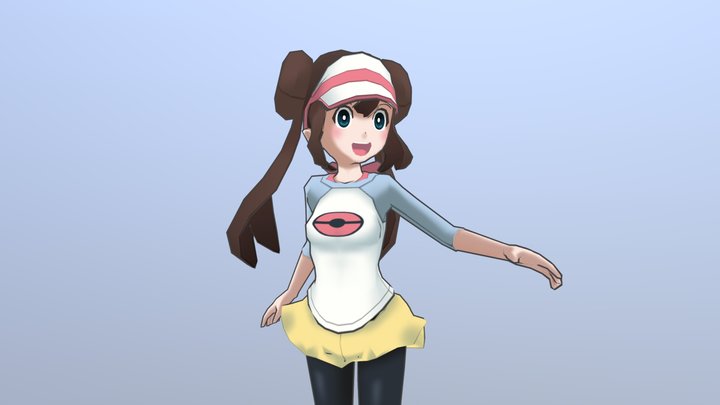 Rosa (Pokémon Black & White 2) 3D Model
