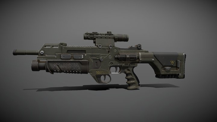 Rifle Scout 3D Model