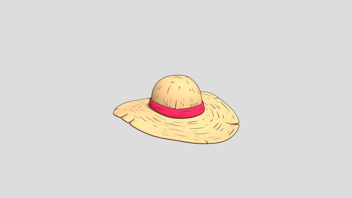 Topi monyet luvi 3D Model