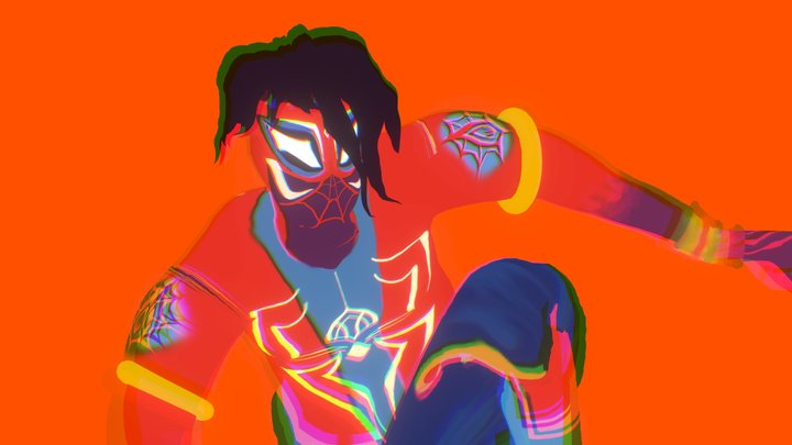 Spiderman India (Pavitr Prabhakar) 3D Model