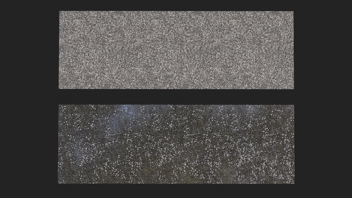 Scanned Ground Gravel Materials 3D Model