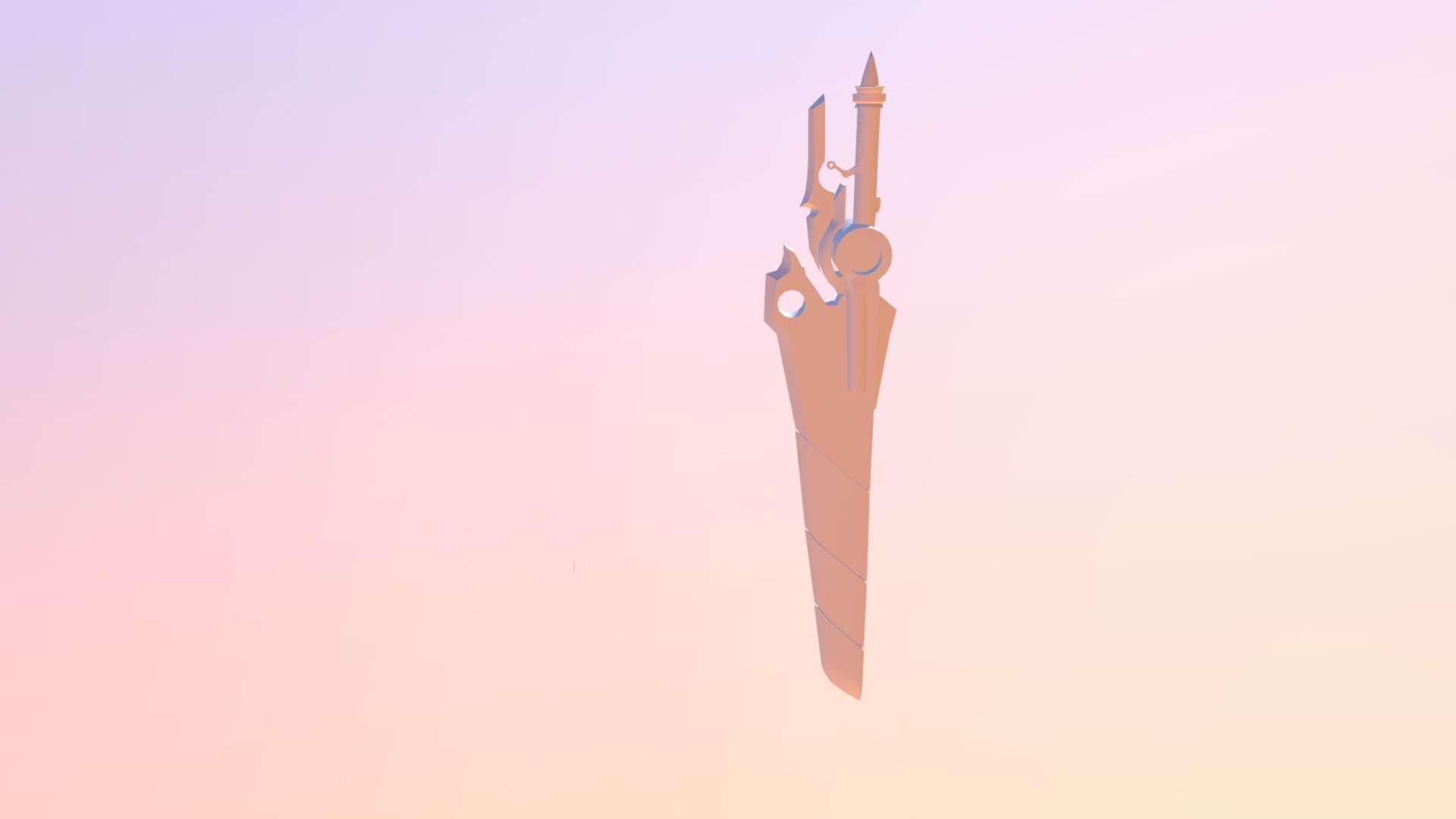 qrows sword (rwby) - 3D model by eestevan [ed613c8] - Sketchfab