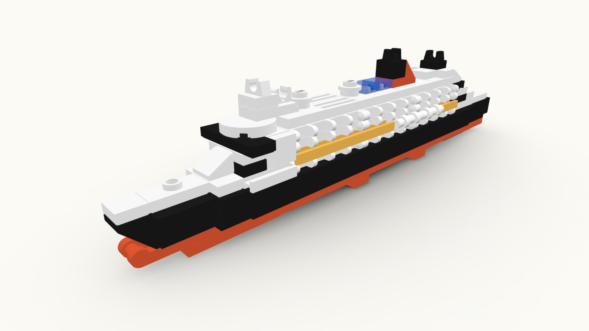 LEGO RMS Queen Mary II [#0042] - Download Free 3D model by The Bobby ...