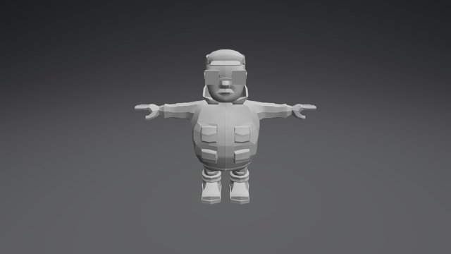 Senile Hunter 3D Model