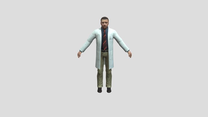 scientist 3D Model