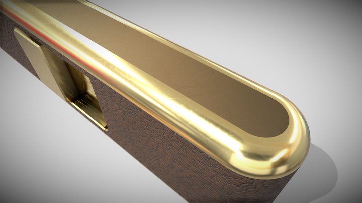 USB - Gyllene stickan 3D Model