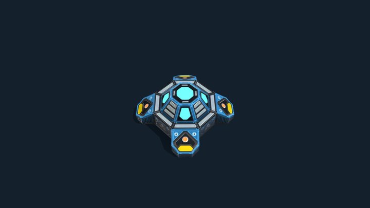 xWar: Phy Light Mine 3D Model
