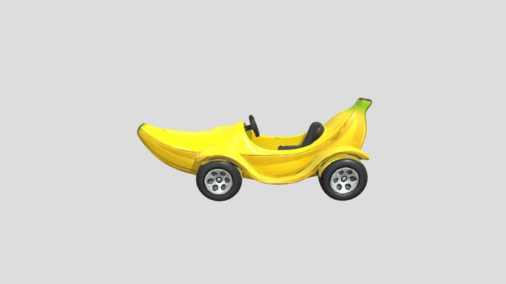 Banana Car 3D Model