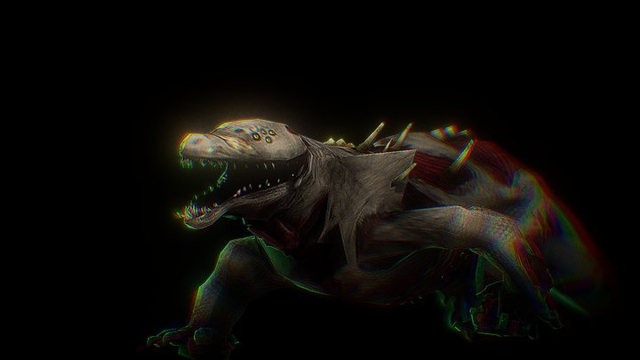 Scp-682 (gmod) 3D Model