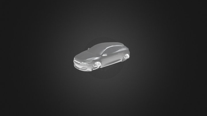 Flying Megane 3D Model