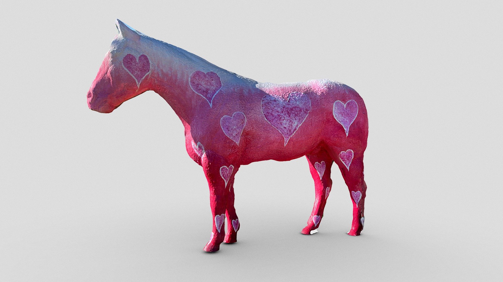 The pink horse