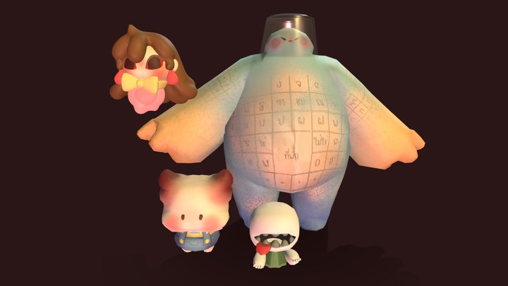 T้hai Ghost Gangster | akipum 3D Model