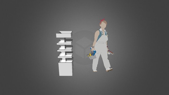 Expoxitor Ilha 3D Model