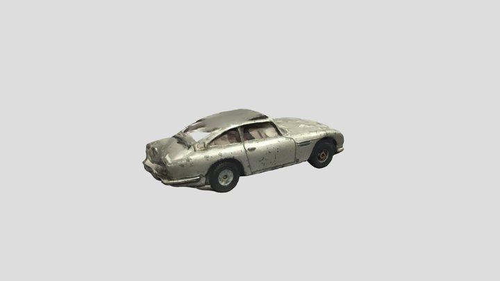 Very badly 3d scanned Bond Car 3D Model