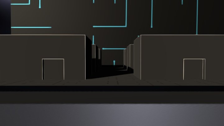 Cyborgs_anim_scene_prof_lab 3D Model