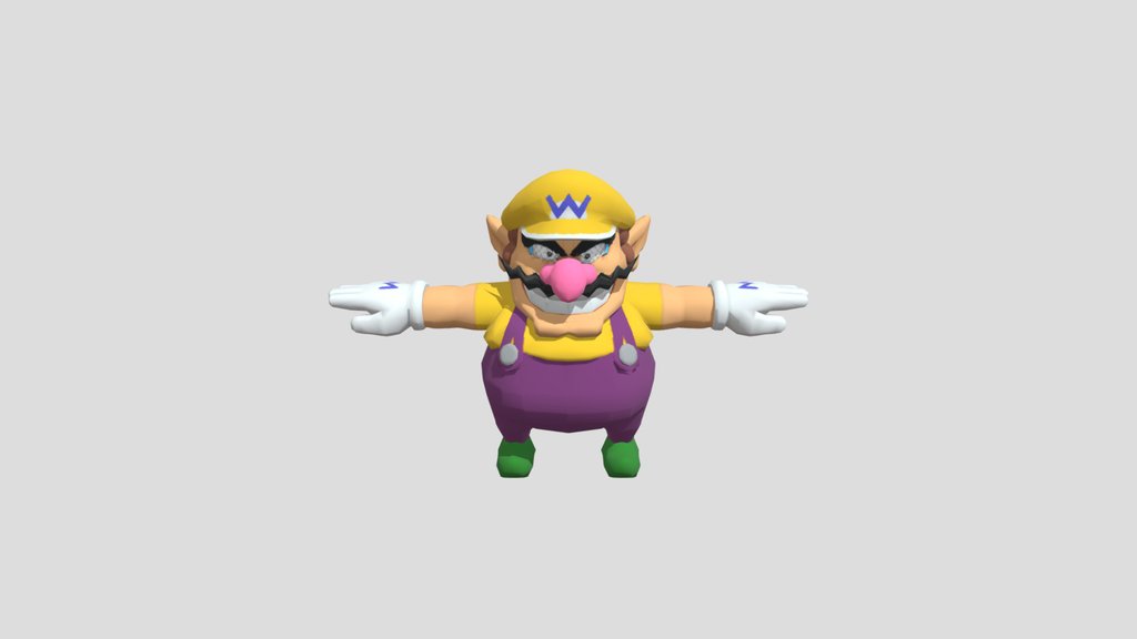 Wario with an ass