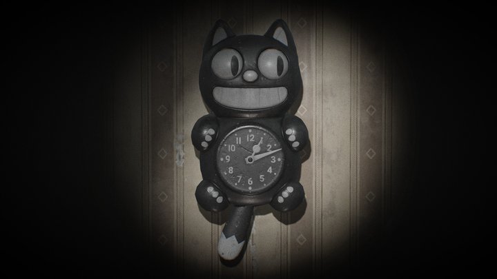Mallory — The Cat Clock 3D Model