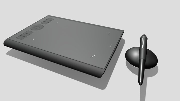 Wacom Intuos Pro PTH-460 Small 3D Model