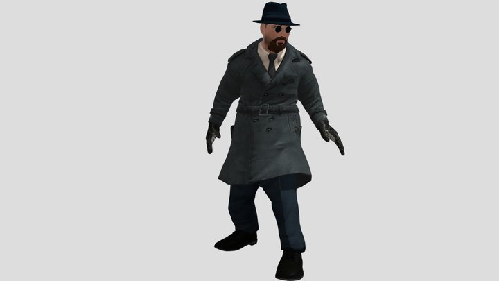 Private Investigator (Detective) 3D Model