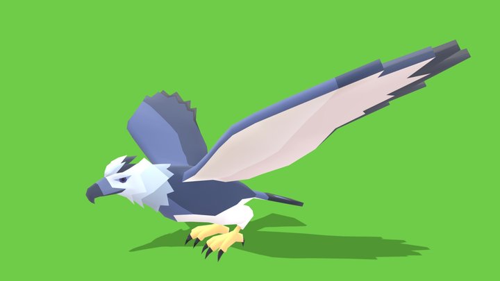 Harpia - Animated Low Poly