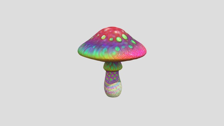 44255c8d1d15_a_psychodelic_mushroom (1) 3D Model