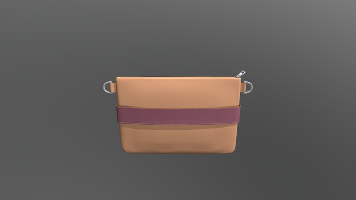 Pouch Hand Strap 3D Model