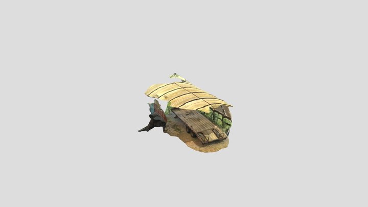 Flatbed Trailer 3D Model