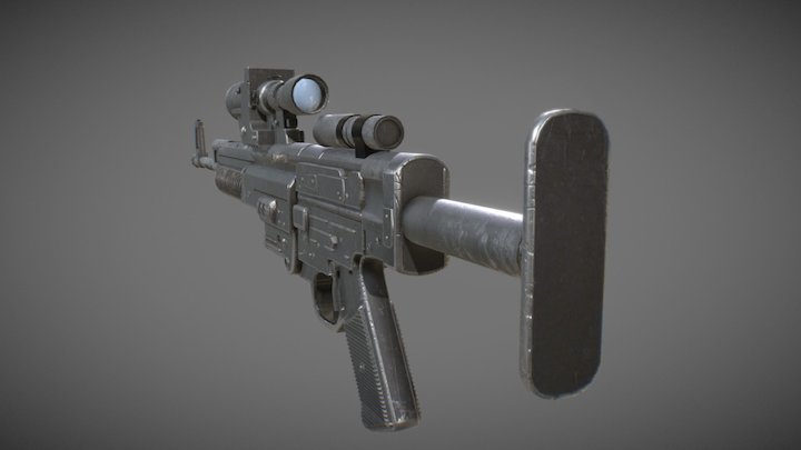 Star Wars Blaster Rifle - A280C 3D Model