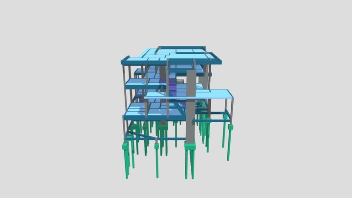 Projeto estrutural - Talita 3D Model