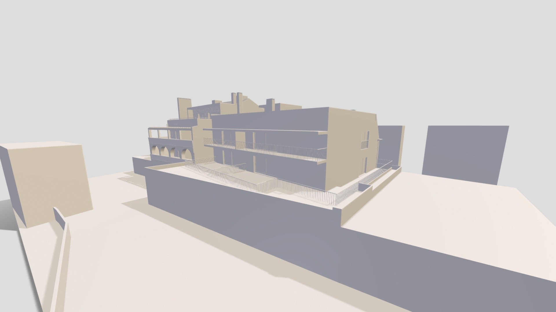 Edifício Plurifamiliar NO - 3D model by Classe A+ ...