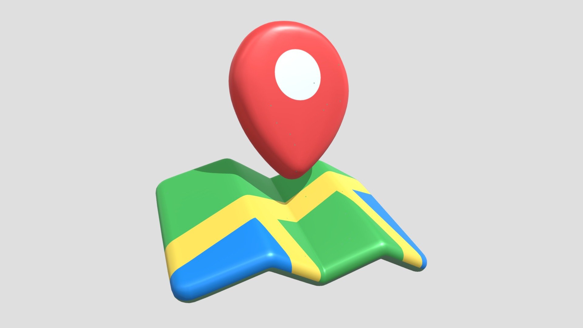 Cartoon map - 3D model by Borja.Caballero.Escribano [ed741fd] - Sketchfab