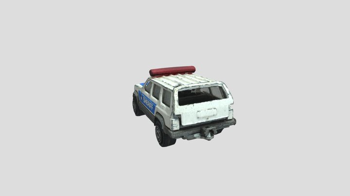 hotwheels sheriff car [raw scan] 3D Model