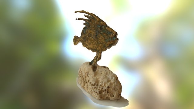 Bronze fish 3D Model