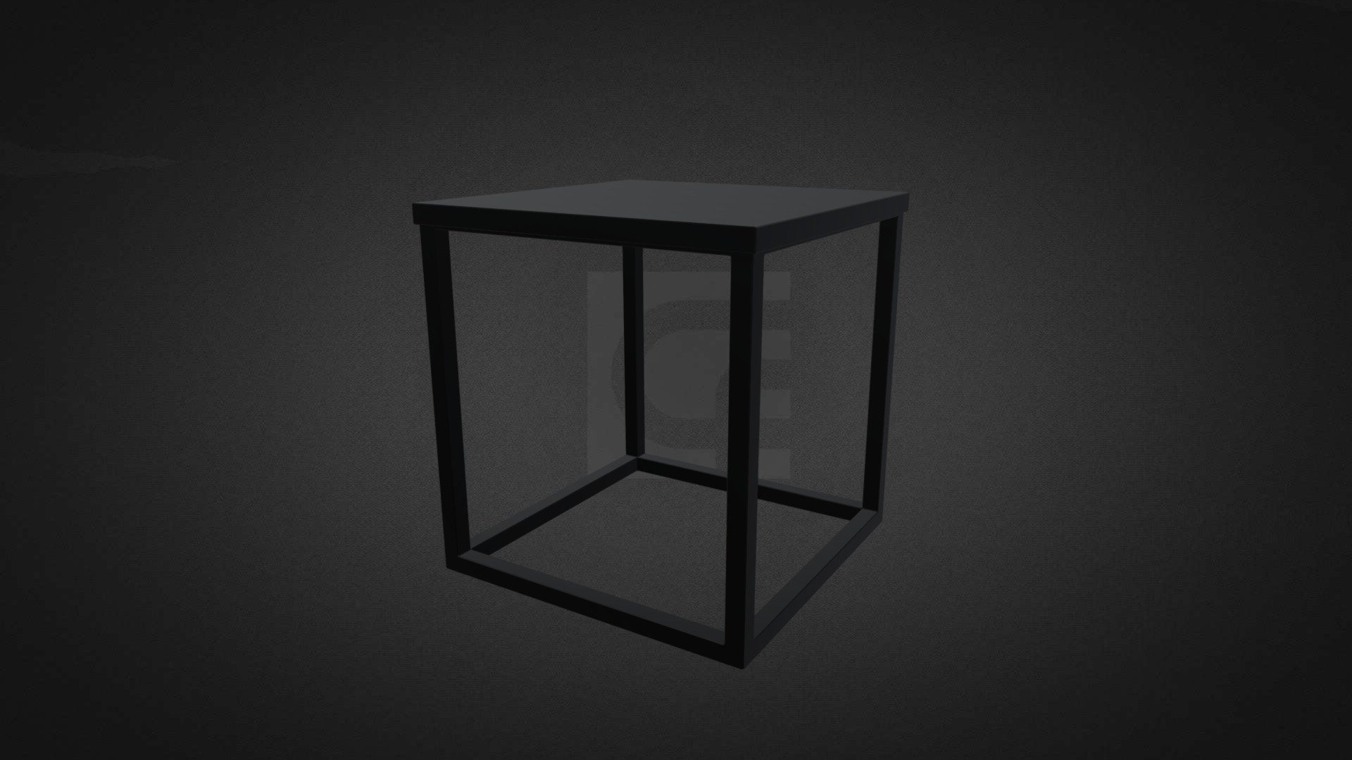 Box Coffee Table Hire — Sketchfab embed 3D viewer