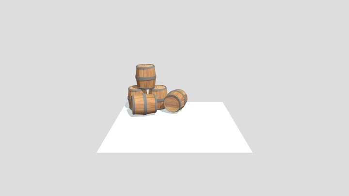 Barrel 3D Model