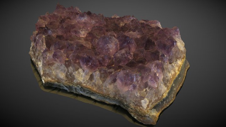 Amethyst 400k Poly 3D Model