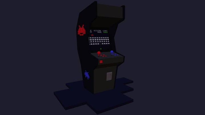 Arcade game 3D Model