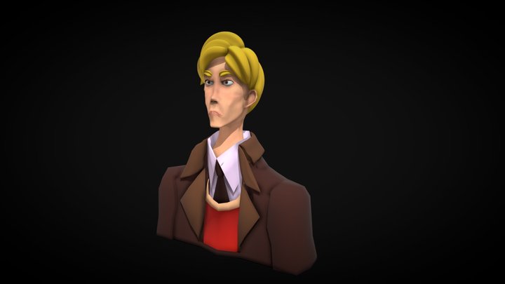 university professor bust 3D Model