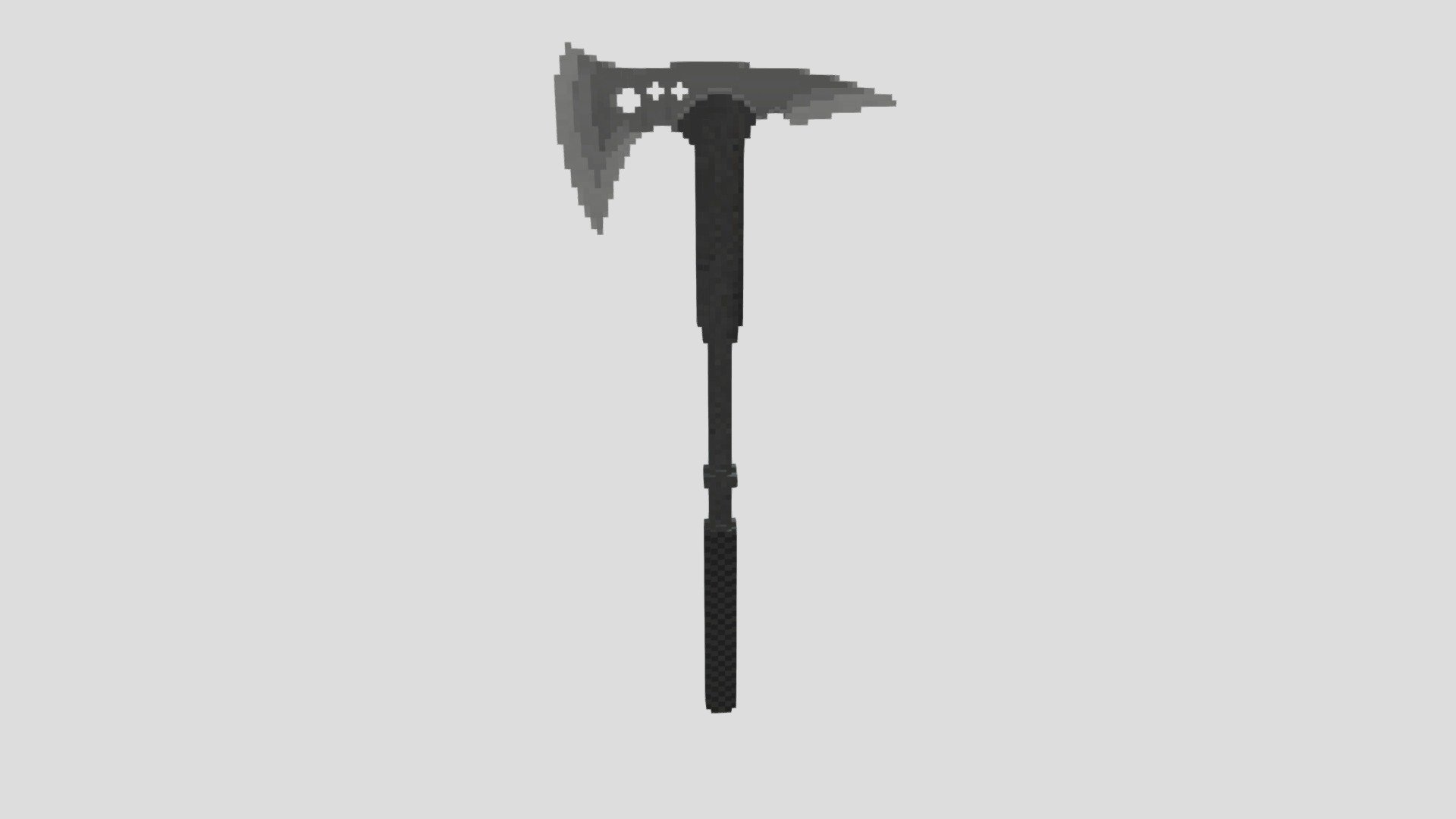 Minecraft Battleaxe 3d Model By Rockpoke Rockpoke Ed778a5