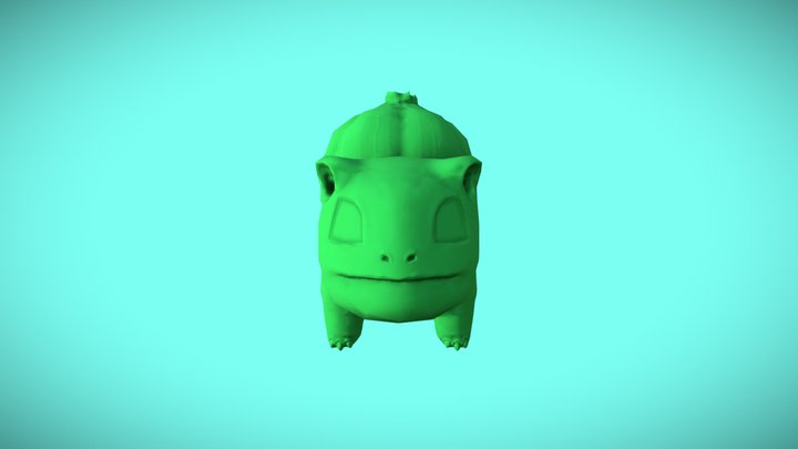 Bulbasur baking 3D Model