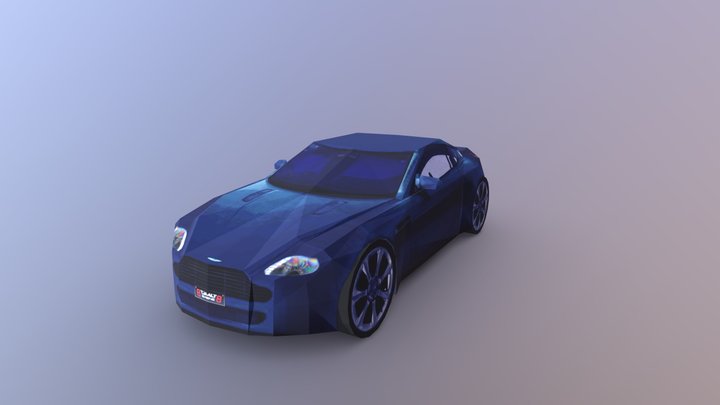 Aston Martin V8 - Super Drift Nitrostream – Gratis 3D-model STL