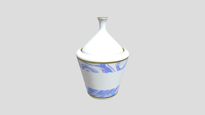 Pot 2 3D Model