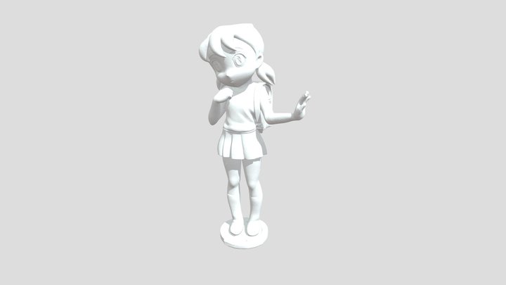 Shizuka from doraemon 3D Model